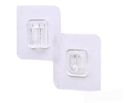 Ganchos Adesivo Dupla Face Transparente Sem Furos Multiuso