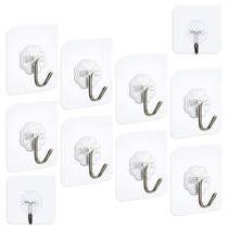 Ganchos adesivos FOTYRIG Heavy Duty 7kg Max Clear 180 rotativos