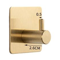 Ganchos Autoadesivos De Aço Inoxidável De Alta Resistência 2-10PCS À Prova d'Água Para Toalhas E