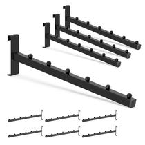 Ganchos Cascata para Gridwall HUHOLE - Pacote com 10 - Plástico Preto Ganchos Cascata para Gridwall HUHOLE - Pacote com 10 - Plástico Preto