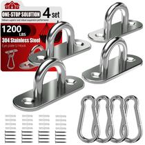 Ganchos de armazenamento sprookber M8 Snap Hooks 304 em aço inoxidável 1200 libras