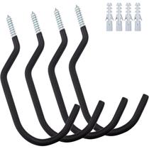 Ganchos de bicicleta KURUI de 9 polegadas para teto de garagem pesado