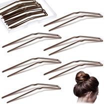 Ganchos de cabelo em forma de U Waydress para Updo Bun Bobby Pins (36 unidades)