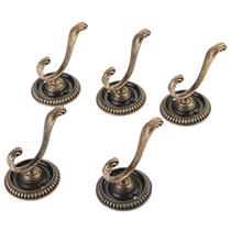 Ganchos de cabide de porta Wokex Vintage Bathroom Wall Hanger 5 unidades