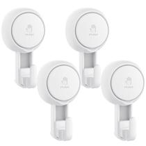Ganchos de chuveiro com ventosa Elegear para bucha, roupão e toalha (pacote com 4) Ganchos de chuveiro com ventosa Elegear para bucha, roupão e toalha (pacote com 4)