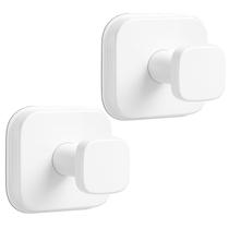 Ganchos de chuveiro WingWider para chuveiro interno, pacote com 2 (brancos)