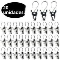 Ganchos De Clipes De Cortina De Aço Inoxidável 20pcs Acessórios De Decoração De Janela Duráveis e