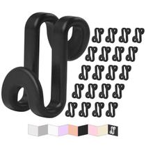 Ganchos de conector de cabide de roupas FREZON para cabides de veludo, 60 unidades