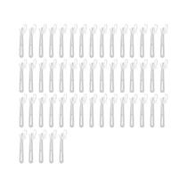 Ganchos De Cortina De Plástico Ajustáveis Brancos 60pcs Para Cortinas De Porta E Cortinas De