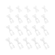 Ganchos De Costura Ocultos Brancos 80 Peças 4 Tamanhos Para Roupas, Sutiãs, Couro Grosso E Tecidos