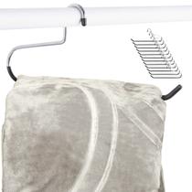Ganchos de edredão Stock Your Home em aço inoxidável, pacote com 12