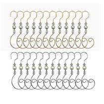 Ganchos de enfeite de Natal Gancho de ferro WEIBIAO (24 peças)