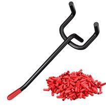 Ganchos de fixação Onsski de 4 polegadas e 25 unidades para pendurar - placa de fixação de metal Ganchos de fixação Onsski de 4 polegadas e 25 unidades para pendurar - placa de fixação de metal