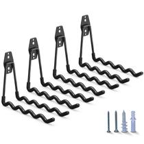 Ganchos de garagem HUPBIPY Heavy Duty, pacote com 4 ganchos, gancho longo Ganchos de garagem HUPBIPY Heavy Duty, pacote com 4 ganchos, gancho longo