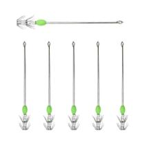 Ganchos De Guarda-Chuva Para Lula De 12, 15 E 18cm, 5 Peças, Ganchos De Pesca Em Aço Inoxidável De