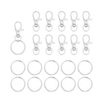 Ganchos De Metal Com Fecho, Anéis Em D, Chaveiros, Tri-Glides, Barra Central Deslizante Para Alça De