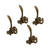 Ganchos De Metal Vintage Em Forma De Borboleta 4 Peças Estilo Country Para Montagem Na Parede Ou