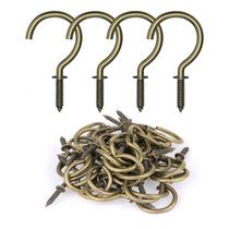 Ganchos de parafuso RELBRO 50 unidades de 4,6 cm, bronze, aço carbono