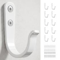 Ganchos de Parede niffgaff 10 Peças Metal Branco Resistente