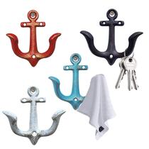 Ganchos de parede Notakia Vintage Rustic Ferro Nautical Anchor