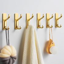 Ganchos de parede pickpiff Gold Self Adhesive para pendurar 6 kg