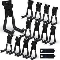 Ganchos de parede Slat 3-H, pacote com 12, 11,43 cm, em forma de U, pesados Ganchos de parede Slat 3-H, pacote com 12, 11,43 cm, em forma de U, pesados