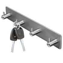 Ganchos de parede Wapodeai para pendurar - 4 ganchos, aço inoxidável