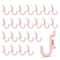 Ganchos de plástico Pegboard HUHOLE 100pc - rosa para 1/4 Pegboard Ganchos de plástico Pegboard HUHOLE 100pc - rosa para 1/4 Pegboard
