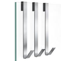 Ganchos de porta de chuveiro FUMAX 30cm para toalhas, porta de vidro de banheiro