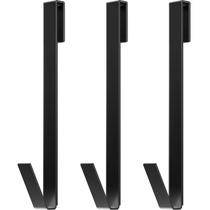 Ganchos de porta de chuveiro WEKEY Gancho de toalha de 10 cm para porta sem moldura Ganchos de porta de chuveiro WEKEY Gancho de toalha de 10 cm para porta sem moldura