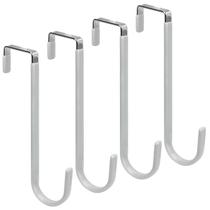 Ganchos de porta longos atualizados Over The Door Hooks FYY, pacote com 4 Ganchos de porta longos atualizados Over The Door Hooks FYY, pacote com 4