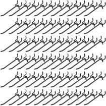 Ganchos de prateleira Peg Board, aço inoxidável Shimeyao, 10 cm, 100 unidades Ganchos de prateleira Peg Board, aço inoxidável Shimeyao, 10 cm, 100 unidades