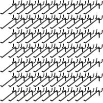Ganchos de prateleira Peg Board, aço inoxidável Shimeyao, 15 cm, 100 unidades Ganchos de prateleira Peg Board, aço inoxidável Shimeyao, 15 cm, 100 unidades