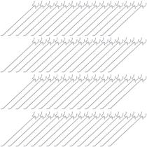 Ganchos de prateleira Peg Board, aço inoxidável Shimeyao, 25 cm, 100 unidades