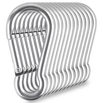 Ganchos de Resorte KATUMO 12PCS Mosquetón de Acero Inoxidable 7cm Ganchos de Resorte KATUMO 12PCS Mosquetón de Acero Inoxidable 7cm