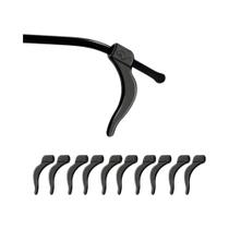 Ganchos De Silicone Antiderrapantes Pretos Para Óculos (5 Pares) Suportes Antideslizantes Para