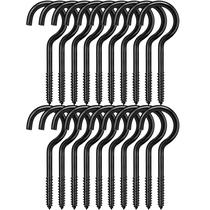 Ganchos de teto, epírricos, ganchos de parafuso pesados de 10 cm, 20 unidades