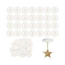 Ganchos De Teto Transparentes Autoadesivos 30pcs Para Pendurar Balões Em Banheiros E Portas