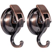 Ganchos de Ventosa Apkhgtb à Prova dÁgua Vermelho Bronze 2 Peças Ganchos de Ventosa Apkhgtb à Prova dÁgua Vermelho Bronze 2 Peças