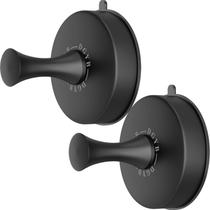 Ganchos de ventosa DGTB para chuveiro, conjunto de 2 toalhas de mão pretas Ganchos de ventosa DGTB para chuveiro, conjunto de 2 toalhas de mão pretas