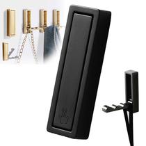 Ganchos dobráveis para montagem em parede Devenirriche Zinc Alloy Brushed Gold