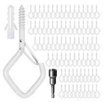 Ganchos externos Ticway 80 unidades para luzes de corda, plantas, etc