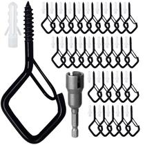 Ganchos externos Ticway para luzes de corda, plantas, 30 unidades