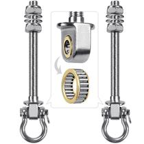 Ganchos giratórios BeneLabel Heavy Duty com rolamentos 1500LB, 2 unidades Ganchos giratórios BeneLabel Heavy Duty com rolamentos 1500LB, 2 unidades