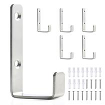 Ganchos IBERDE de Aço Inoxidável Reforçados - Kit com 6