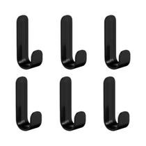 Ganchos J Autoadesivos Impermeáveis 6PCS Suportes De Parede Para Chaves Toalhas Guarda-chuvas