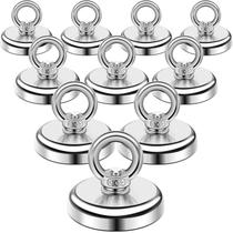 Ganchos magnéticos DIYMAG 43 kg de neodímio pesado, 10 pacotes