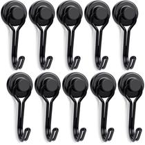 Ganchos magnéticos E BAVITE Swivel Swing Black 13,6 kg Pacote com 10 Ganchos magnéticos E BAVITE Swivel Swing Black 13,6 kg Pacote com 10