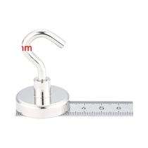 Ganchos Magnéticos Extra Fortes Para Refrigerador, Ímãs De Terra De Alta Resistência Com Gancho Para