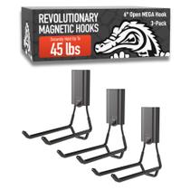 Ganchos Magnéticos Gator Magnetics MEGA 6" 45 lb - Kit com 3 Ganchos Magnéticos Gator Magnetics MEGA 6" 45 lb - Kit com 3
